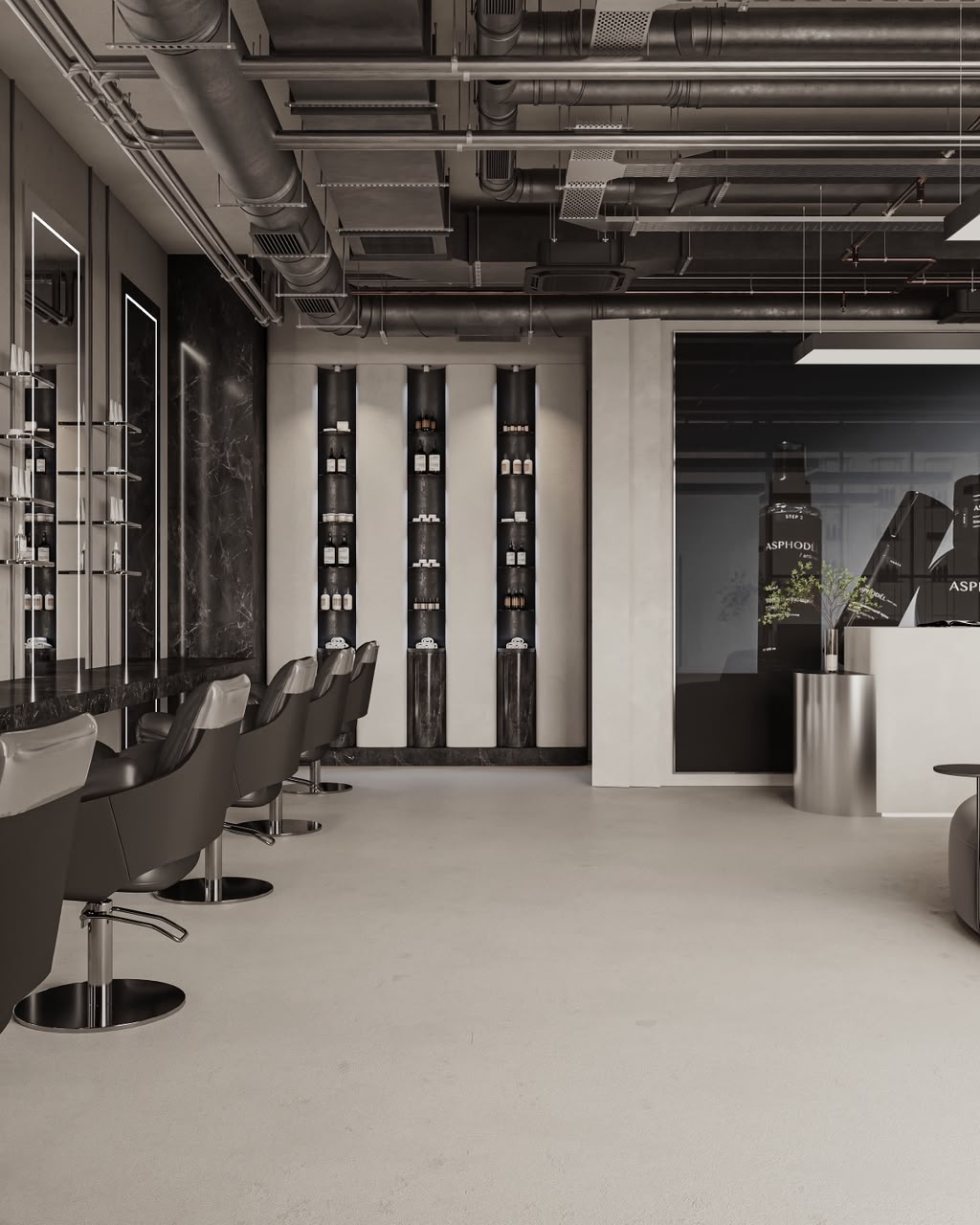 The row — A Star Barbers, Jumeirah Lake Towers